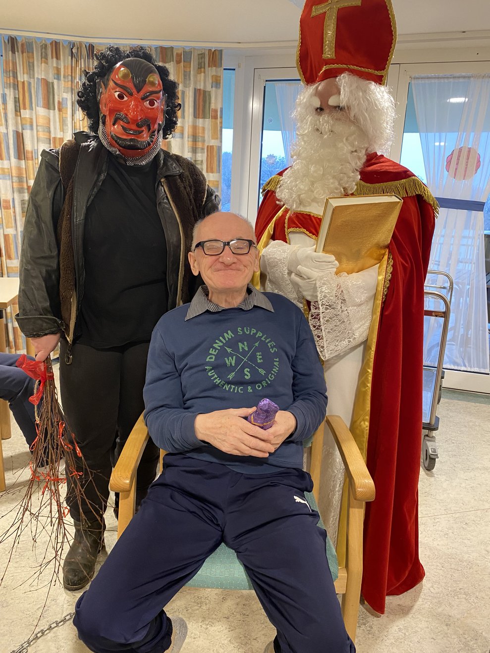 Besuch vom Krampus und Nikolaus