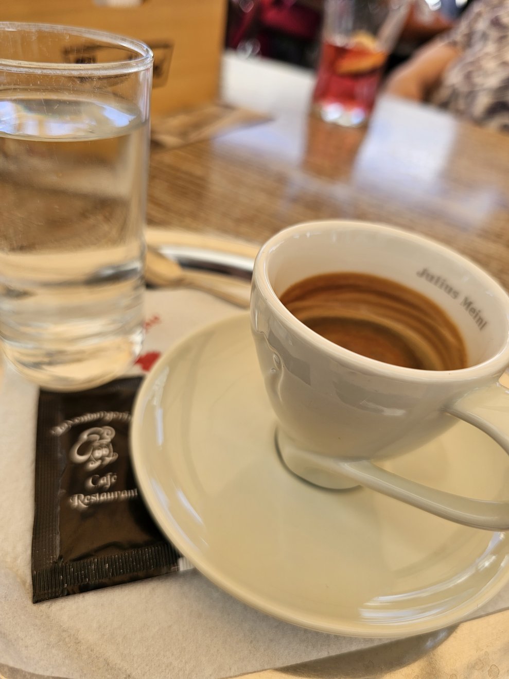 Nachdem Essen durfte der Kaffee nicht fehlen.