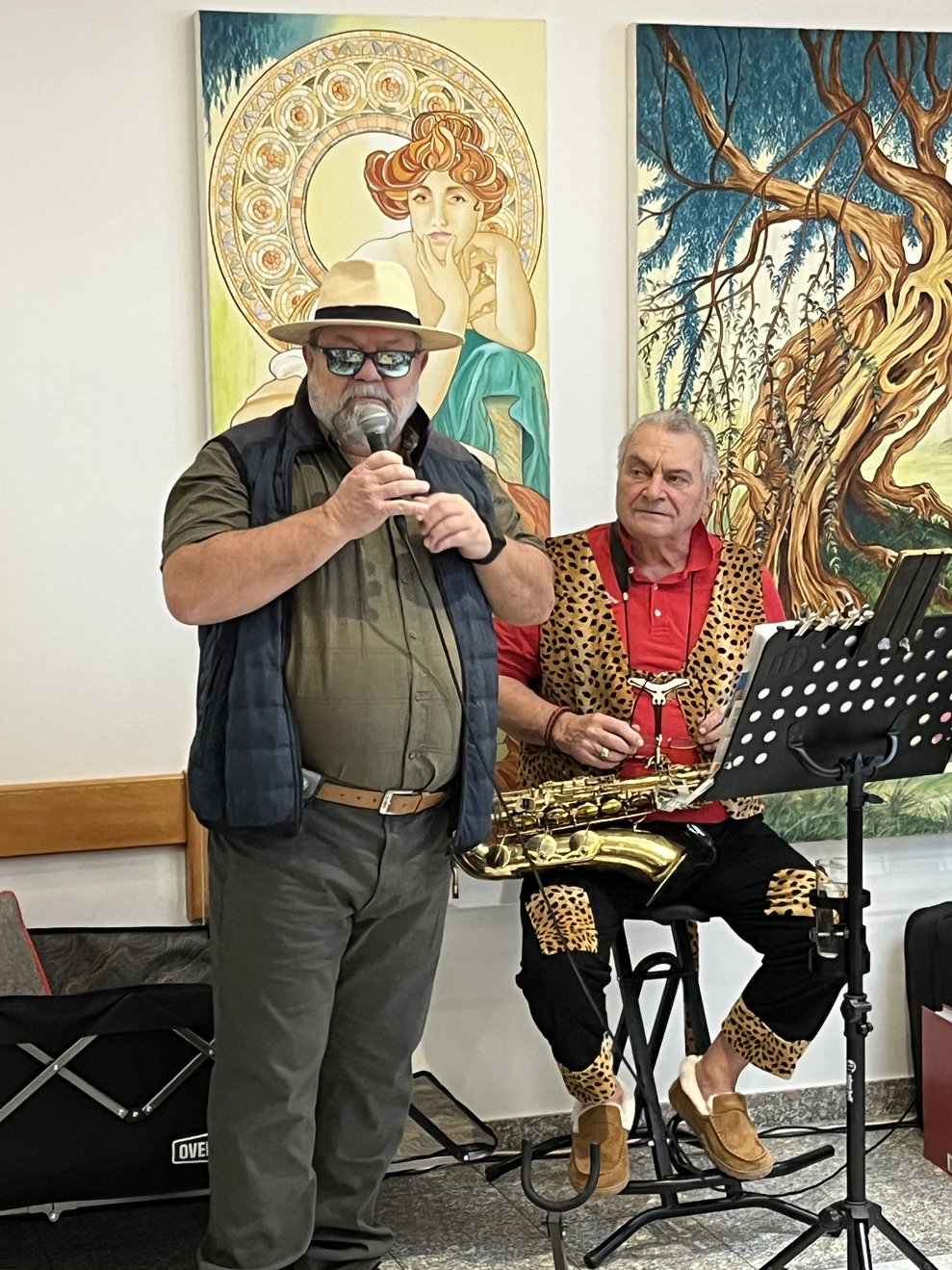 Dir. Strozer mit Fredi Stein