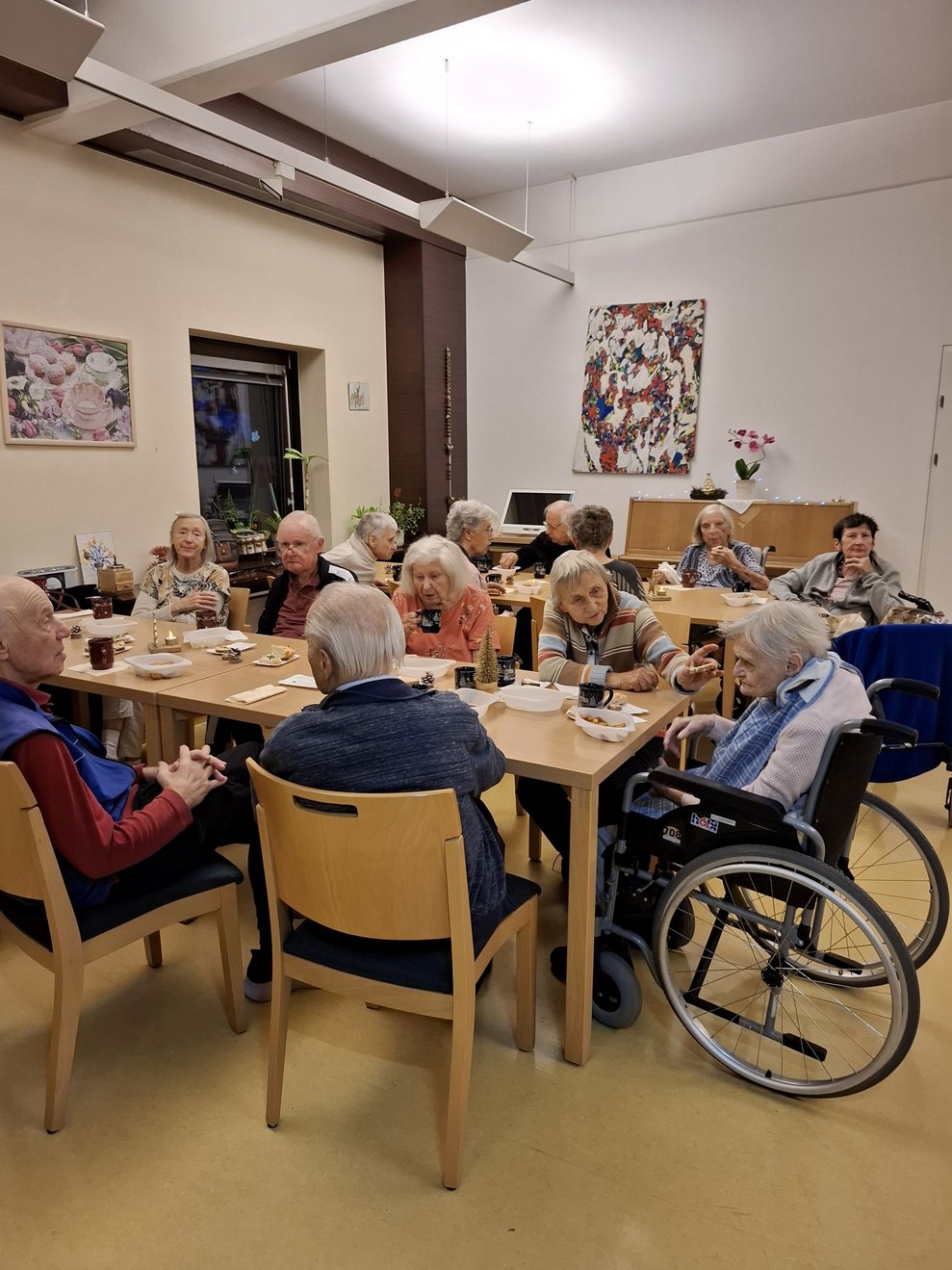 Die Stimmung war fröhlich und entspannt.