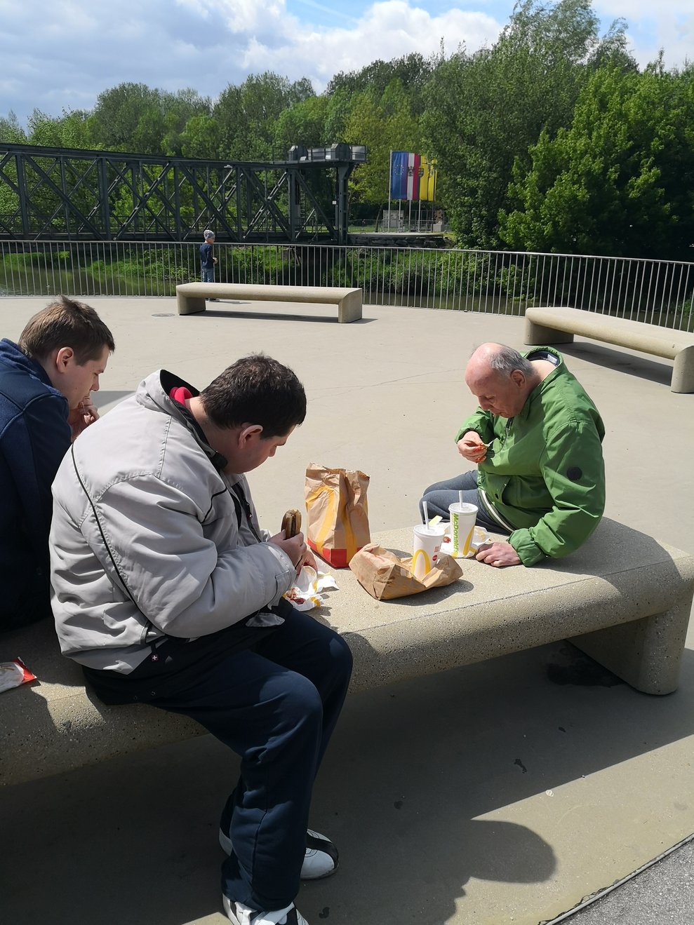 Personen essen
