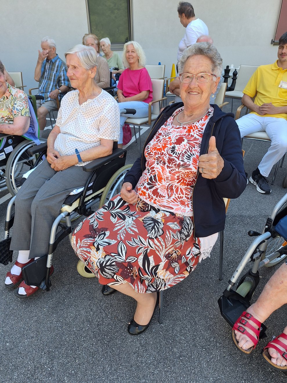 Unsere Tagespflegegäste freuen sich genauso auf das Nachmittagsprogramm, ...