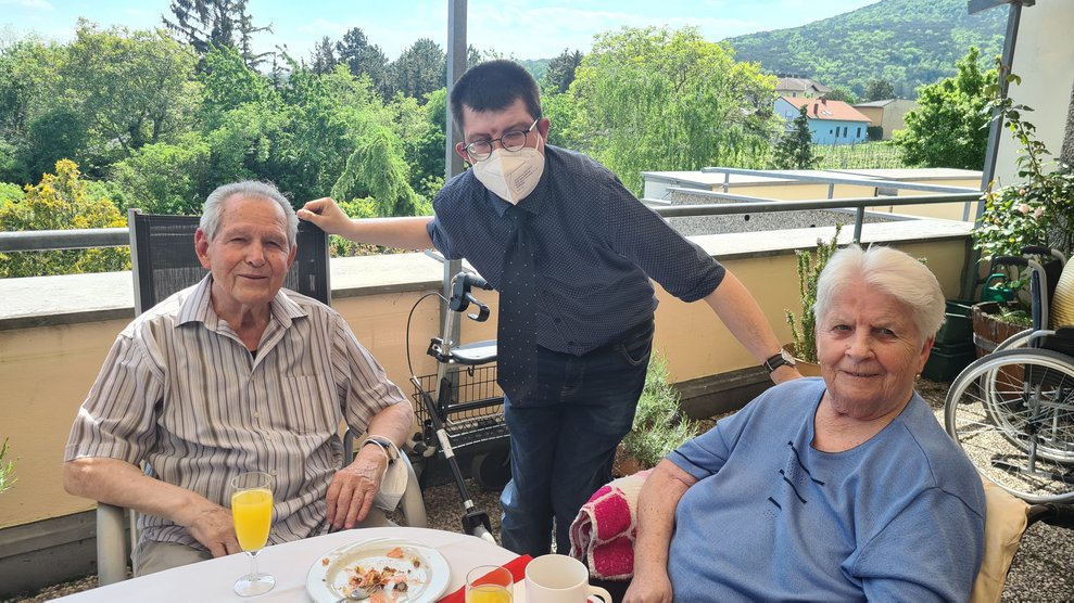 Auch die Männer feierten den Muttertag mit.