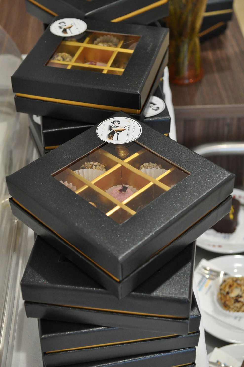hausgemachte Pralinen