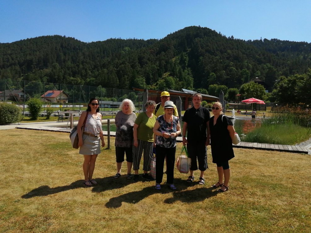 Besuch im Naturschwimmbad