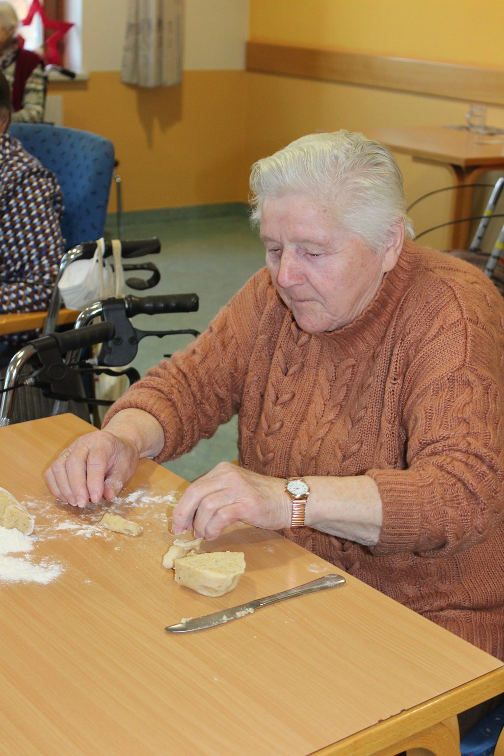 Krapferl backen