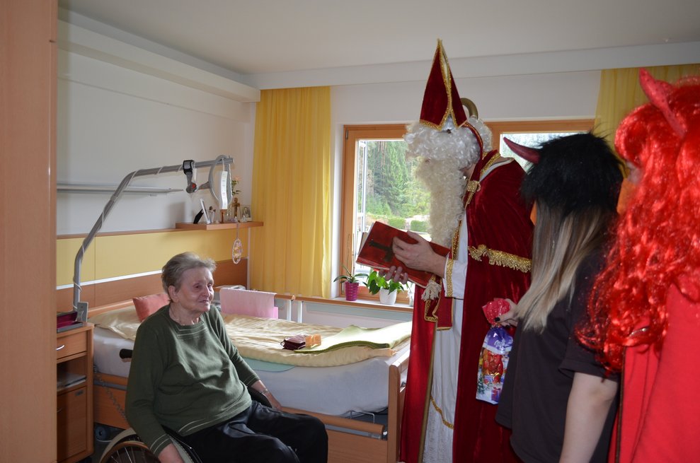 Besuch am Zimmer