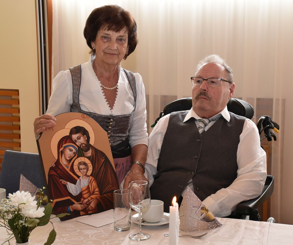 Das Hochzeitspaar.