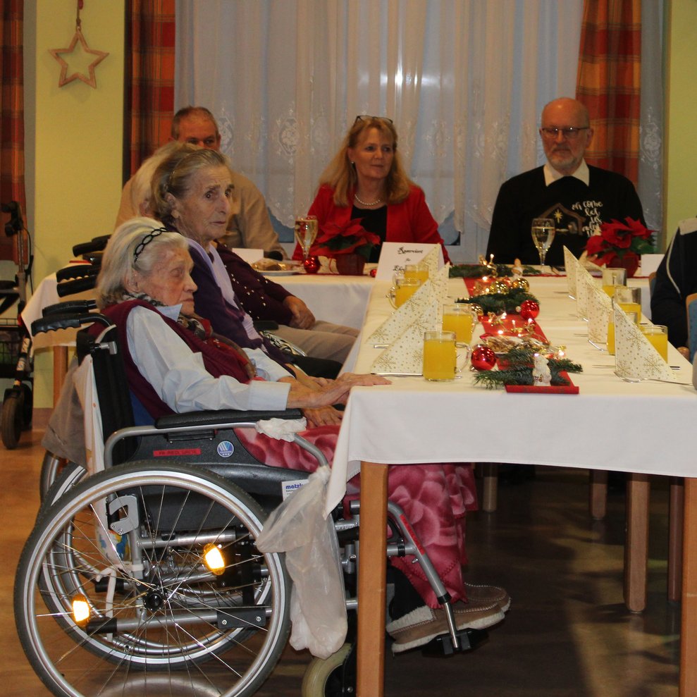 Vorweihnachtsfeier der BewohnerInnen