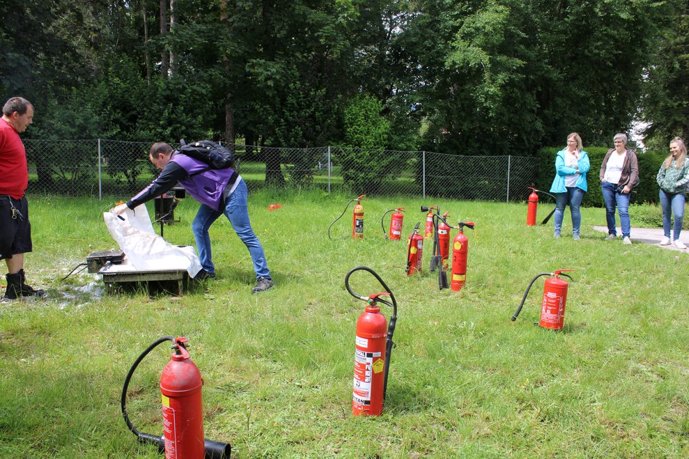 Einsatz Löschdecke