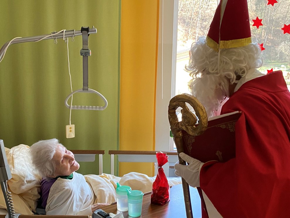 Ich freue mich so über deinen Besuch, lieber Nikolaus.