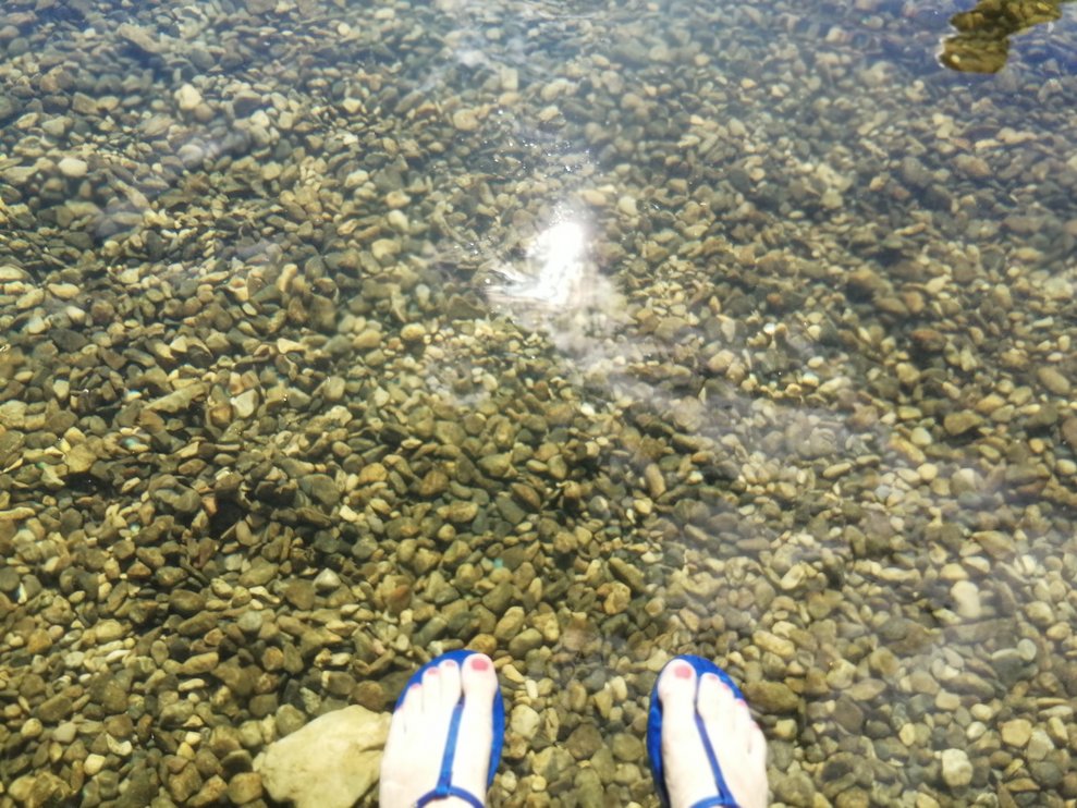 Besuch Naturschwimmbad