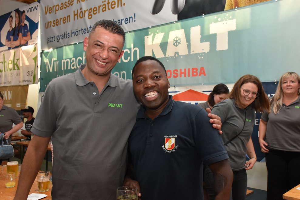 Riadh und Salif.
