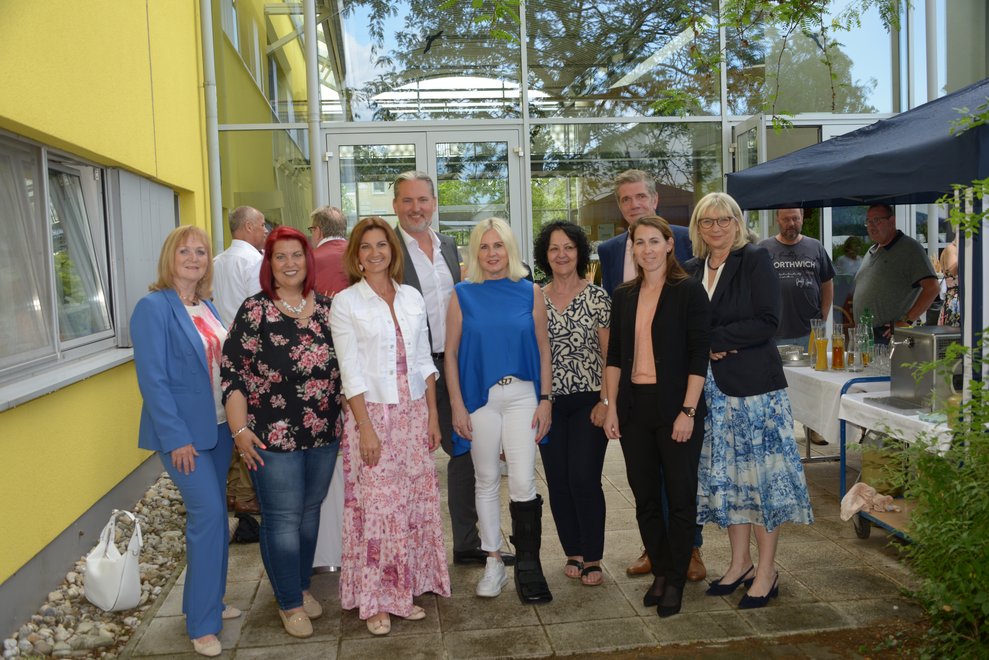 Besuch von Vertretern der Gde. Vösendorf, und der Geschäftsführerin der Thermenregion Frau. Dr. Silvia Bodi