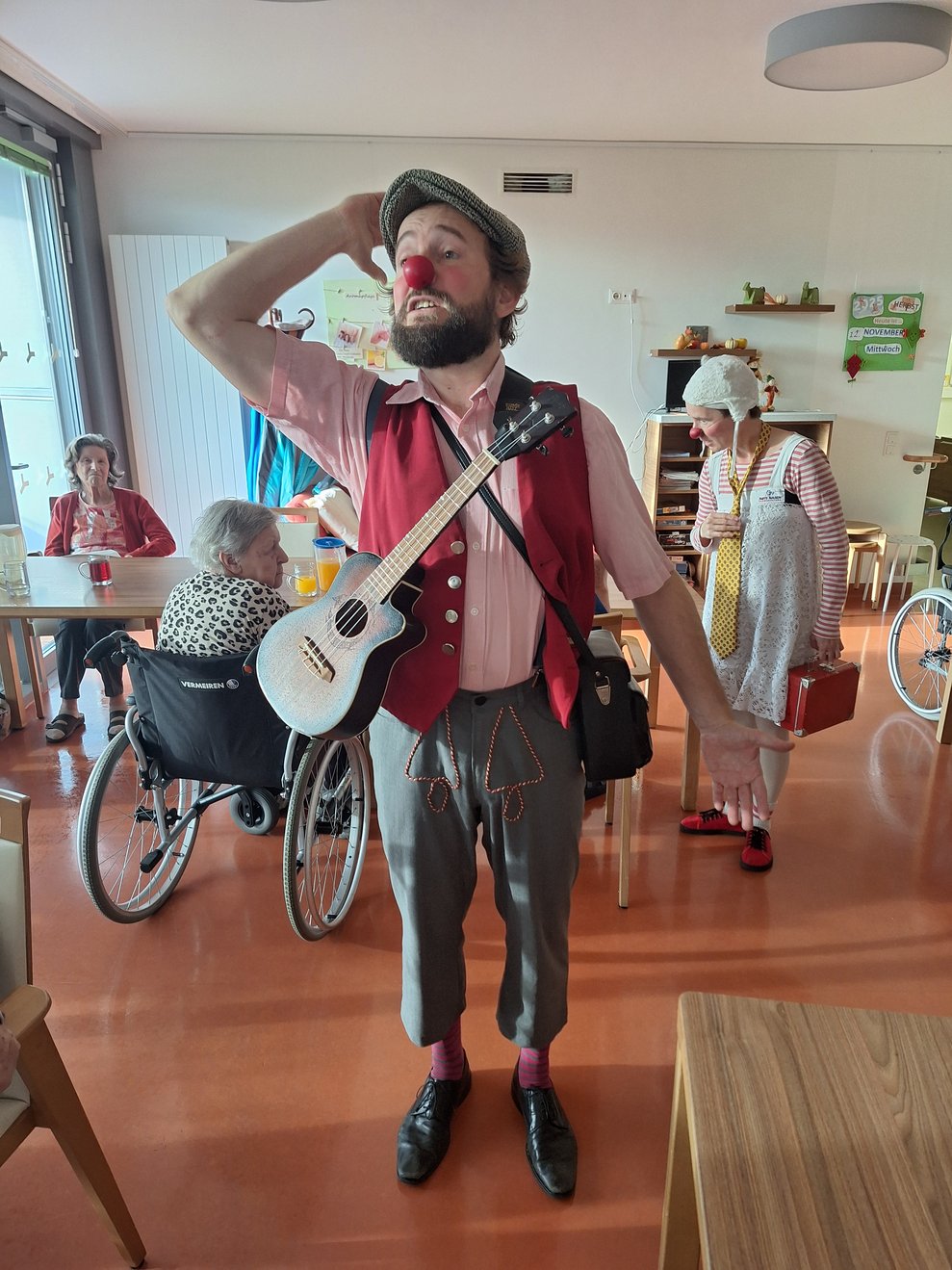 Hallo, hallo! Der Herr Harald und die Frau Frieda waradn do!