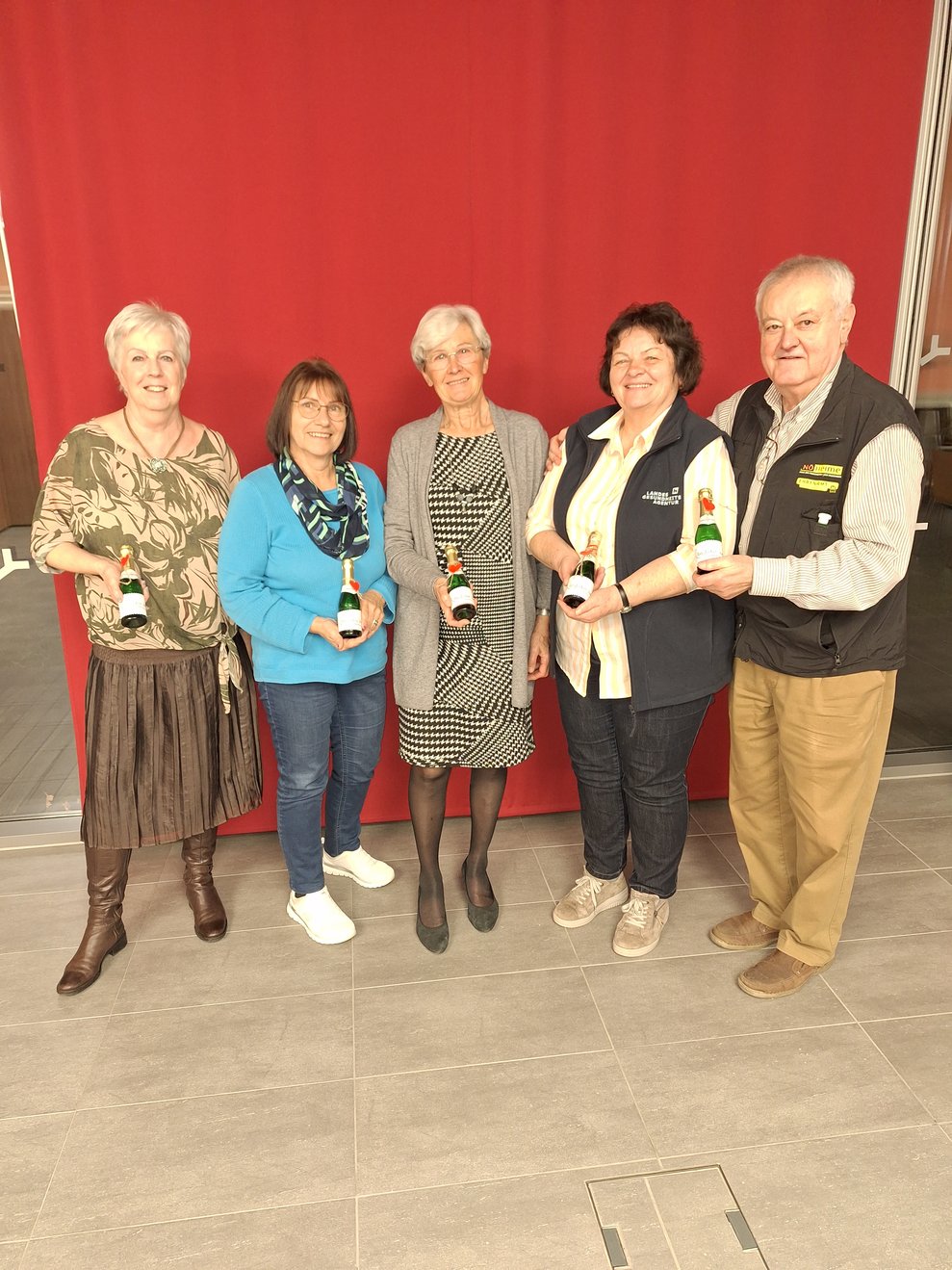 Unser starkes EA-Team: Veronika Schweighofer, Monika Nolz, Anna Dissauer, Anna Gräf, Ernst Schlögl