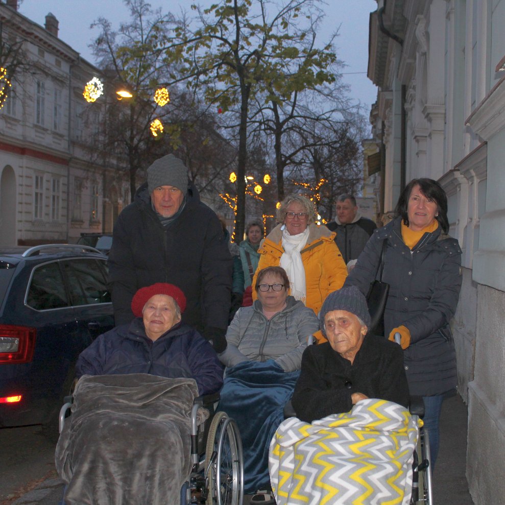 Ausfahrt auf den Hollabrunner Hauptplatz