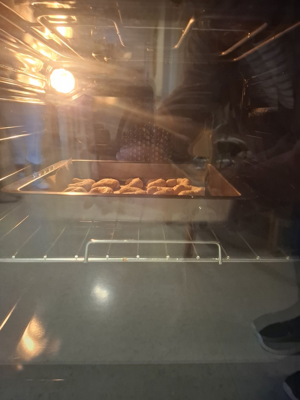 Auf den Wohnbereichen wurde auch fleißig gebacken.