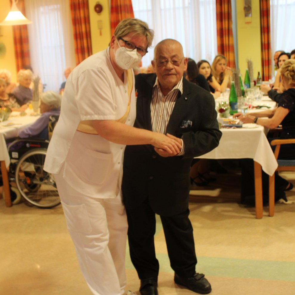 Tanzpaar in Aktion
