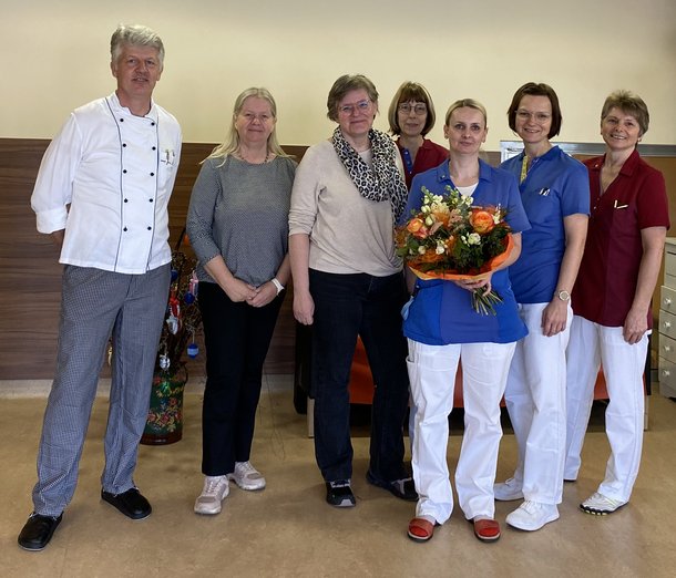 Tamara wird nun das Interprofesionelle Palliativteam in unserem Haus verstärken. Tamara wird nun das Interprofesionelle Palliativteam in unserem Haus verstärken.