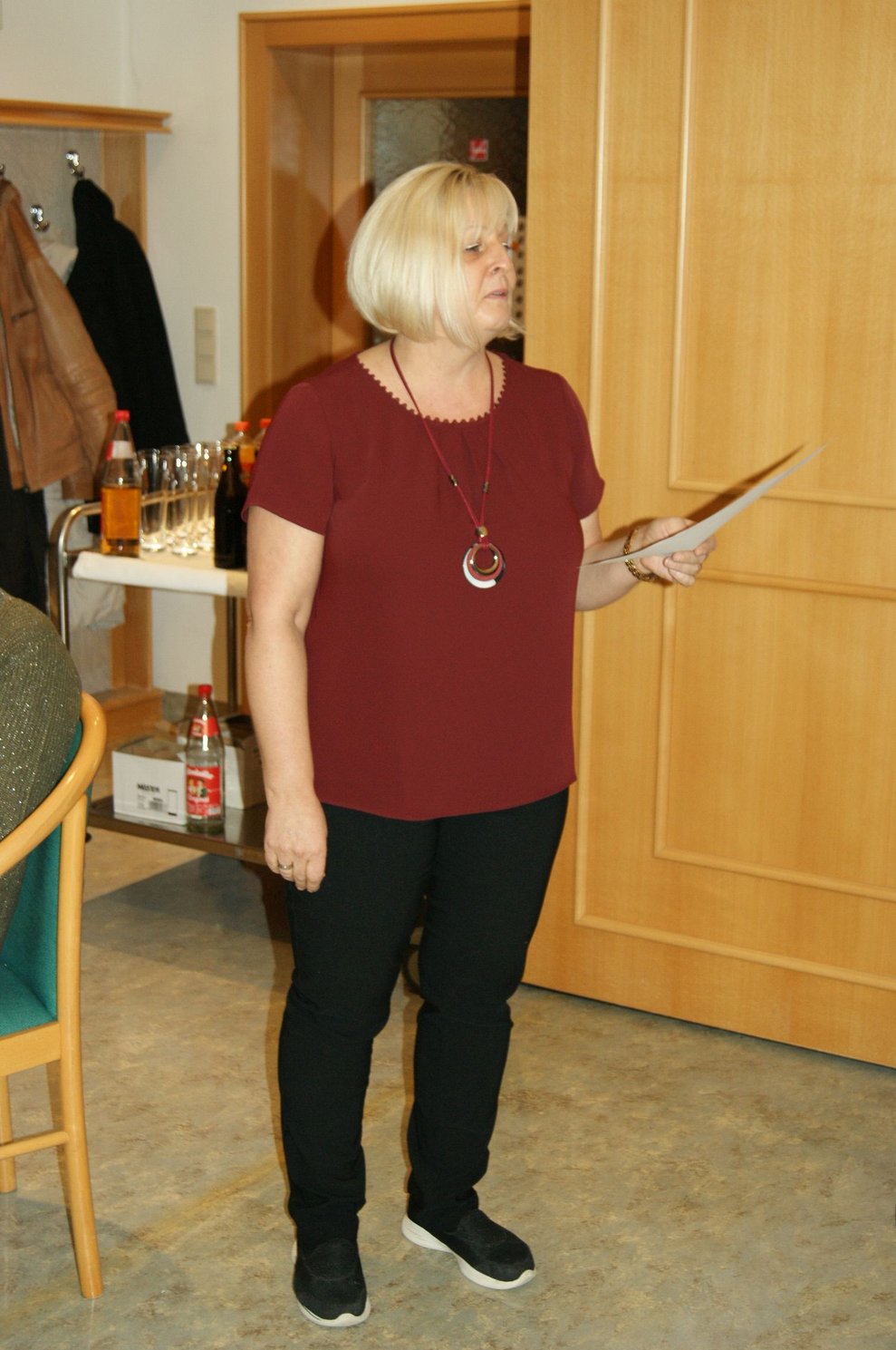 Eine Frau