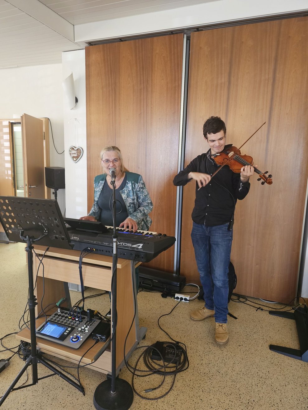 Das Musik Duo Sonja und Michael.