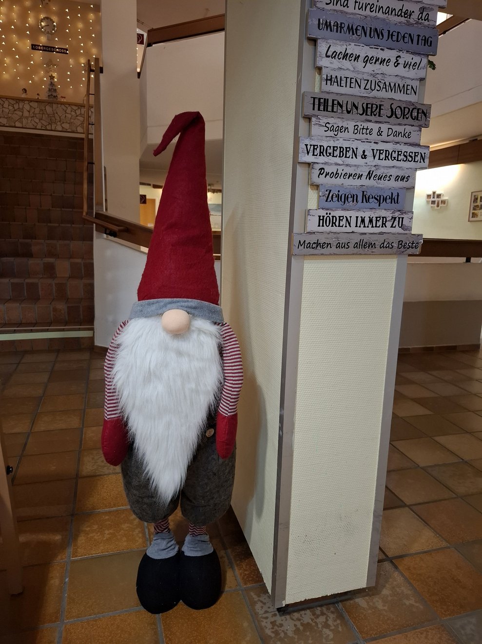Ein weiterer Wichtel ist heuer bei uns eingezogen.