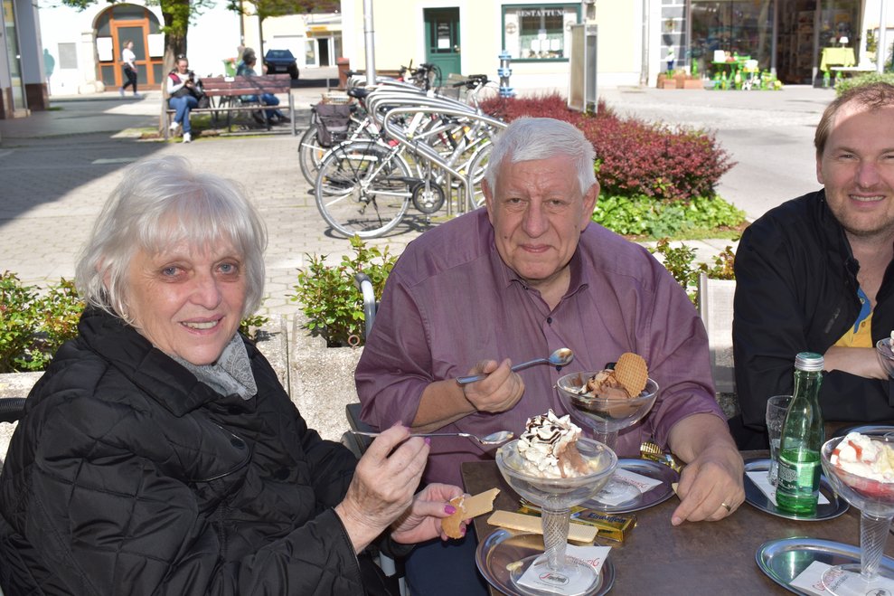 Eis genießen