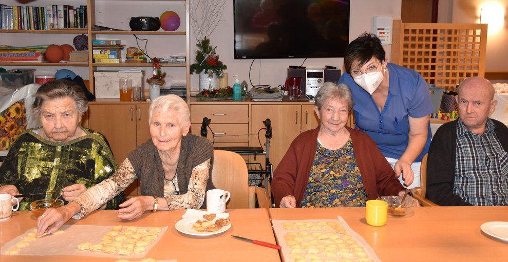 In der Weihnachtsbäckerei ...