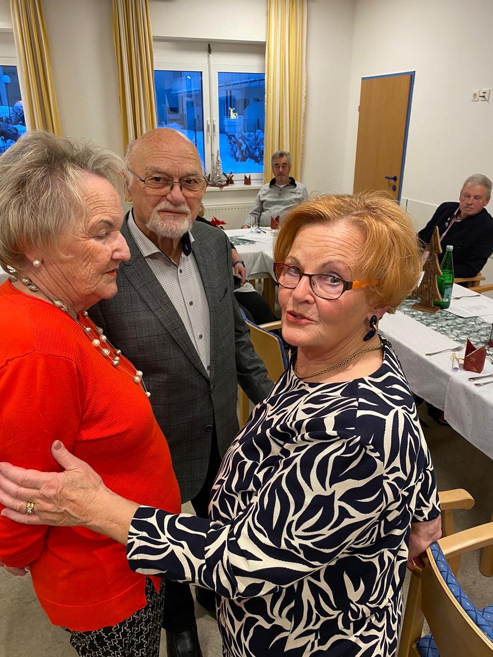 ein schöner Austausch unter den Freiwilligen Mitarbeitern