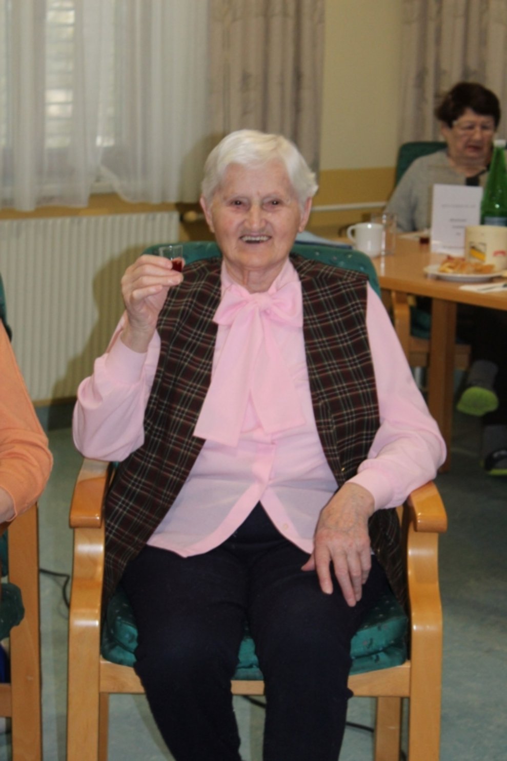 Eine Bewohnerin.