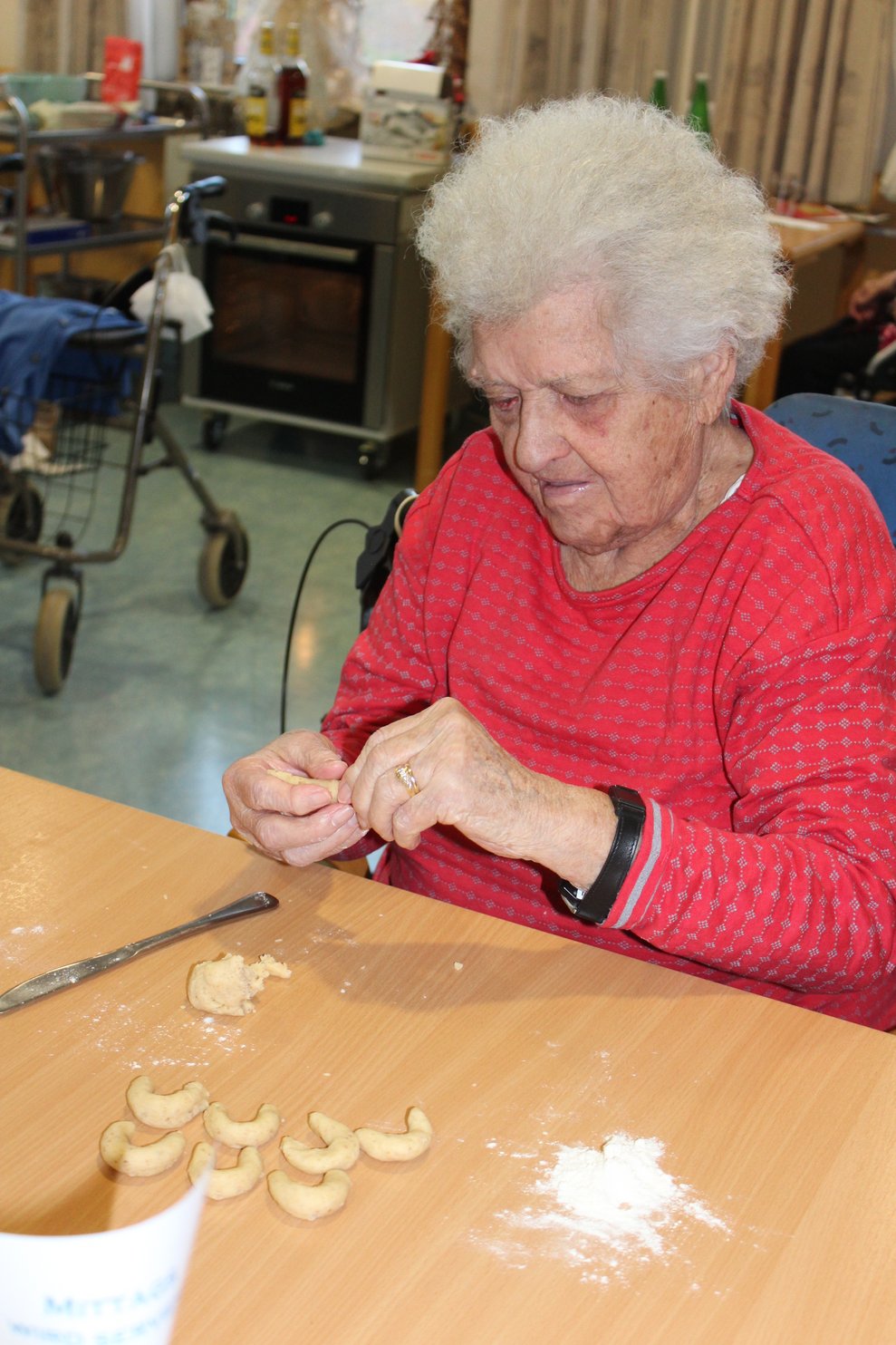 Krapferl backen