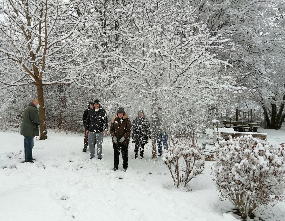Hurra, es schneit!