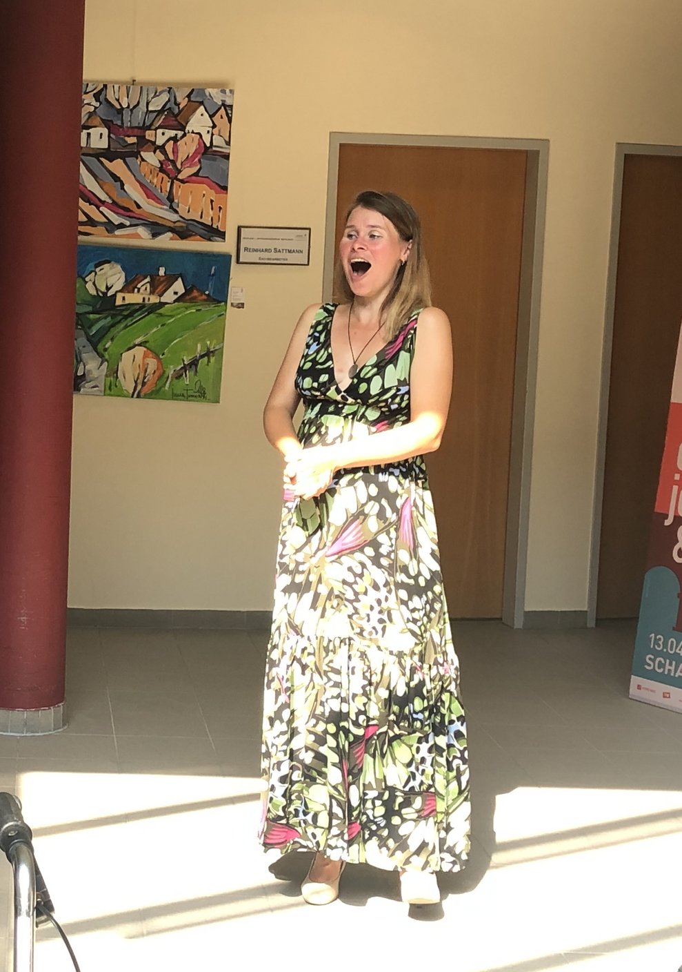 Die Sängerin Franziska Scheffler.