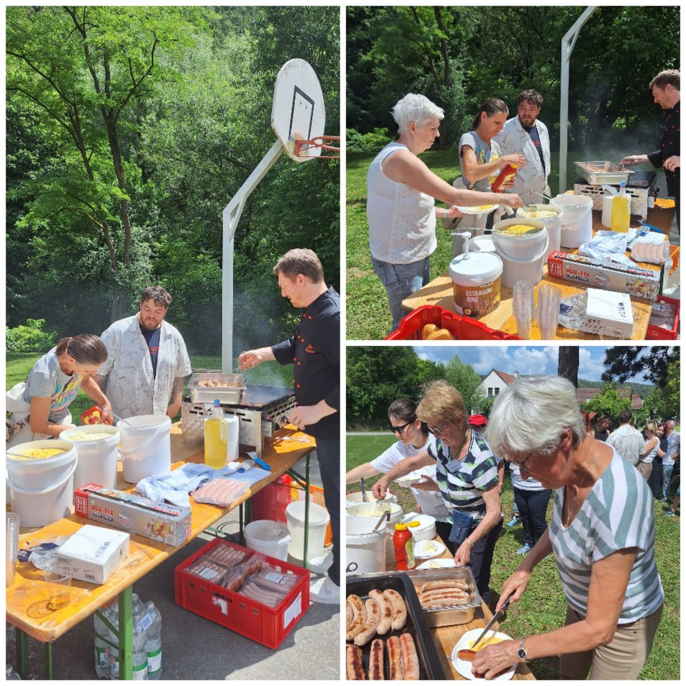 Liebe Alle! Das Buffet ist eröffnet. Wir wünschen euch einen guten Appetit. Lasst es euch schmecken.