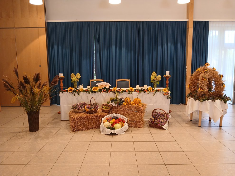 Altar fürs Erntedankfest