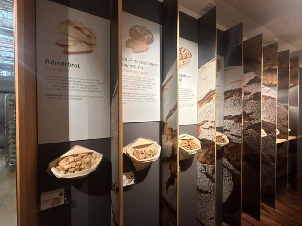 Gebäckverkostungsschalen im Haubiversum