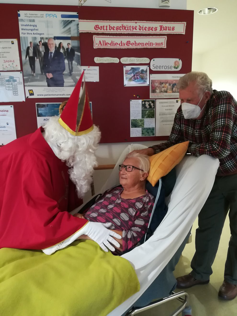 Der Nikolaus findet immer die richtigen Worte.