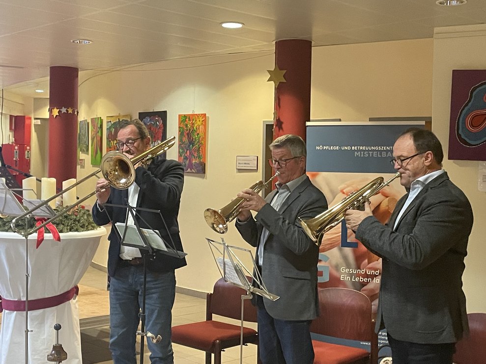 Das Bläsertrio.