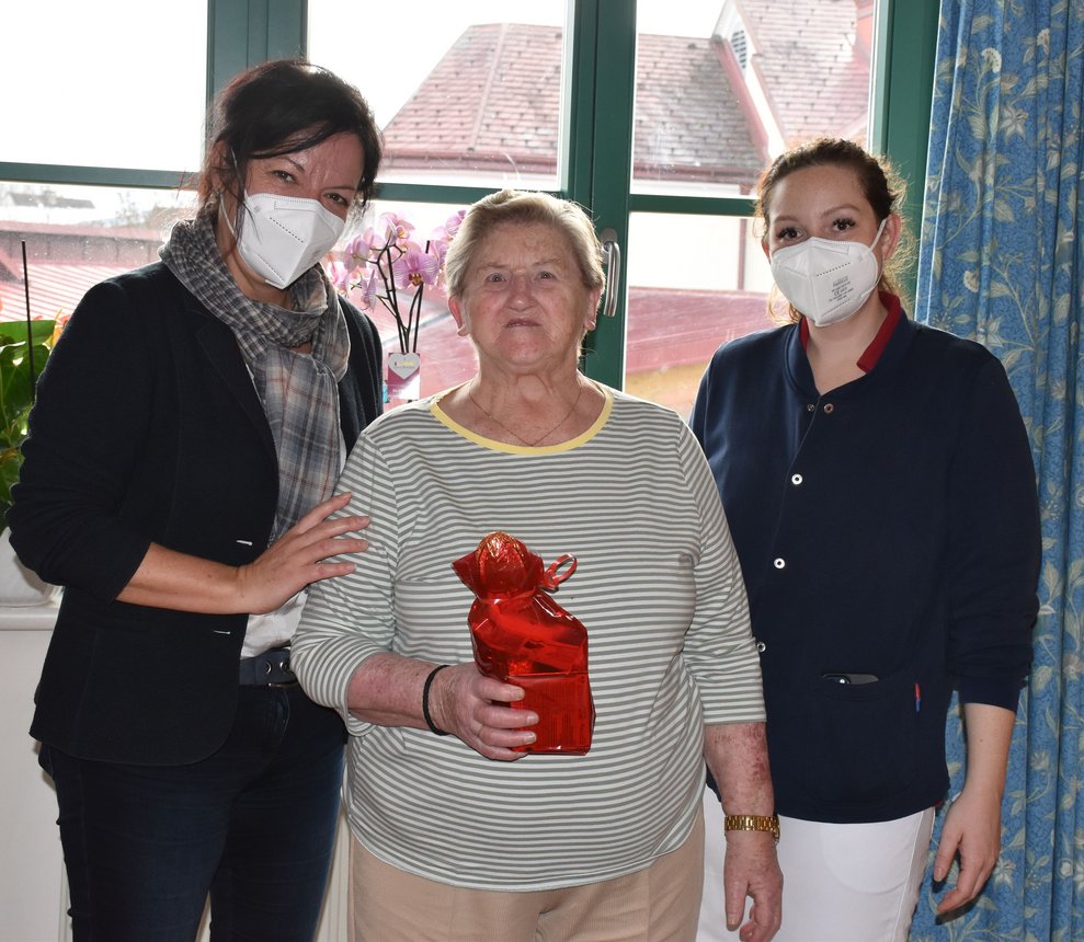 Auch bei Frau Würzelhuber hat der Nikolaus eine Kleinigkeit hier gelassen.