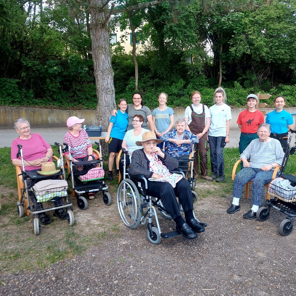 Besuch bei Tieren der LFS Hollbrunn 