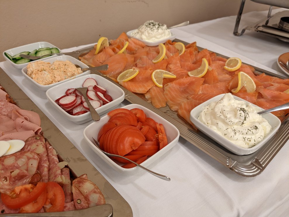 Bild vom Buffet.