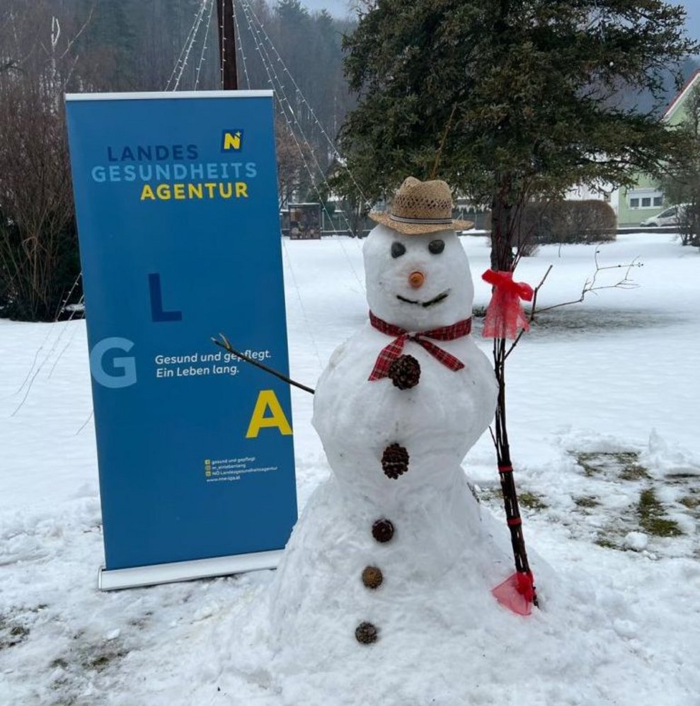 Ein Schneemann